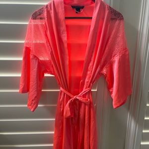 Victoria Secret Satin & Lace robe